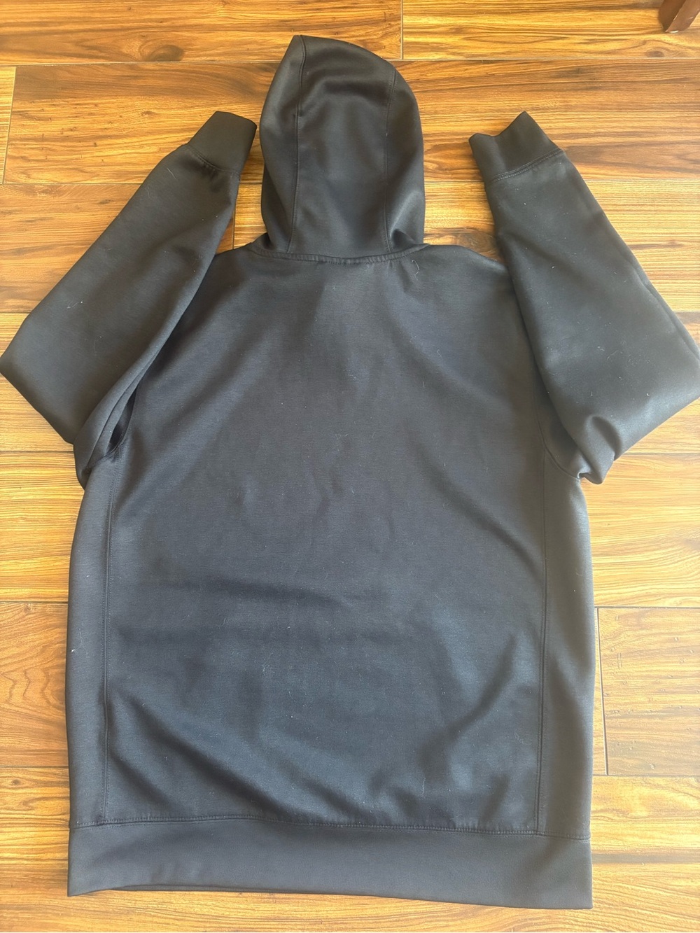 Fila Men's Black Pullover Hoodie with Small Logo - Picture 2 of 5